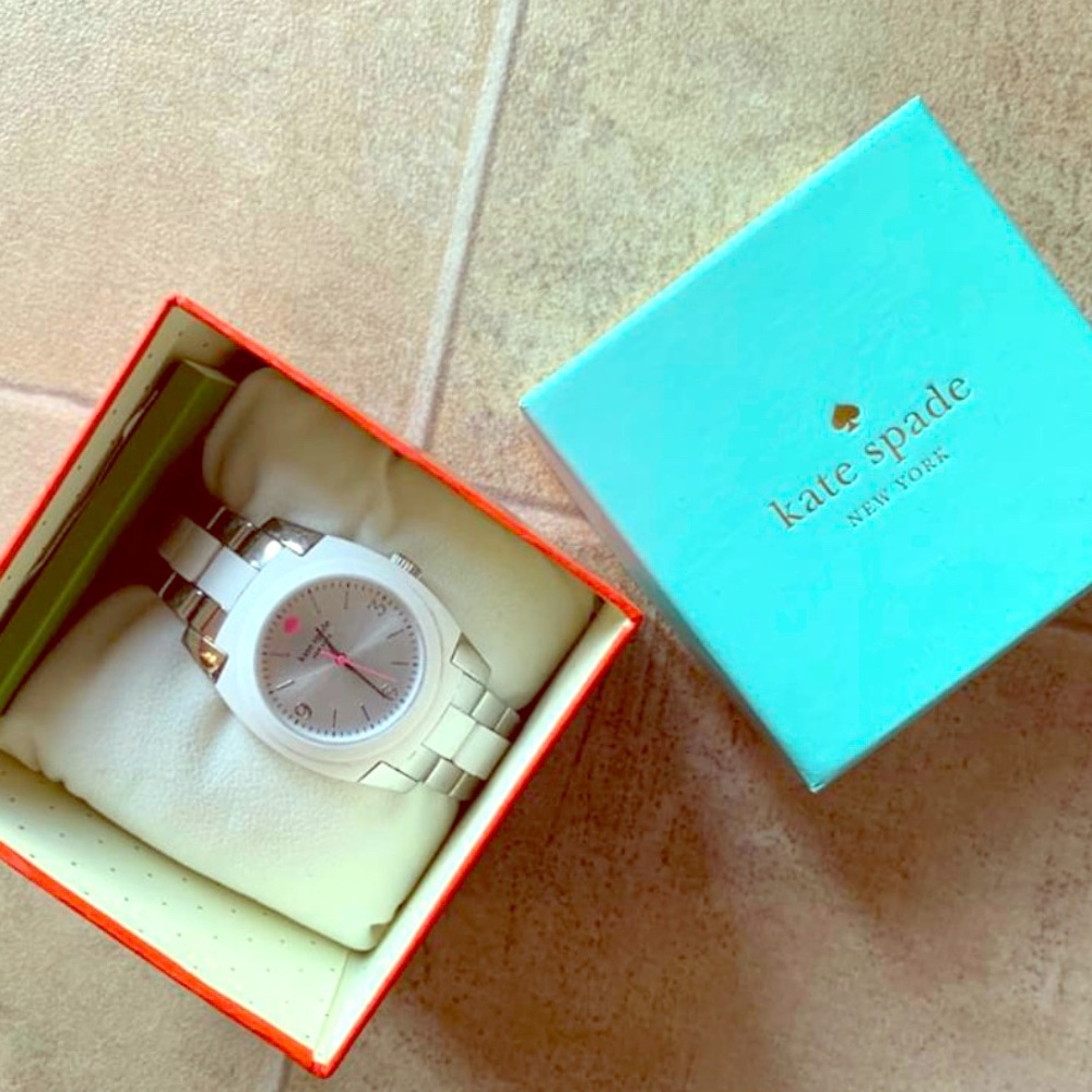 Kate Spade white watch